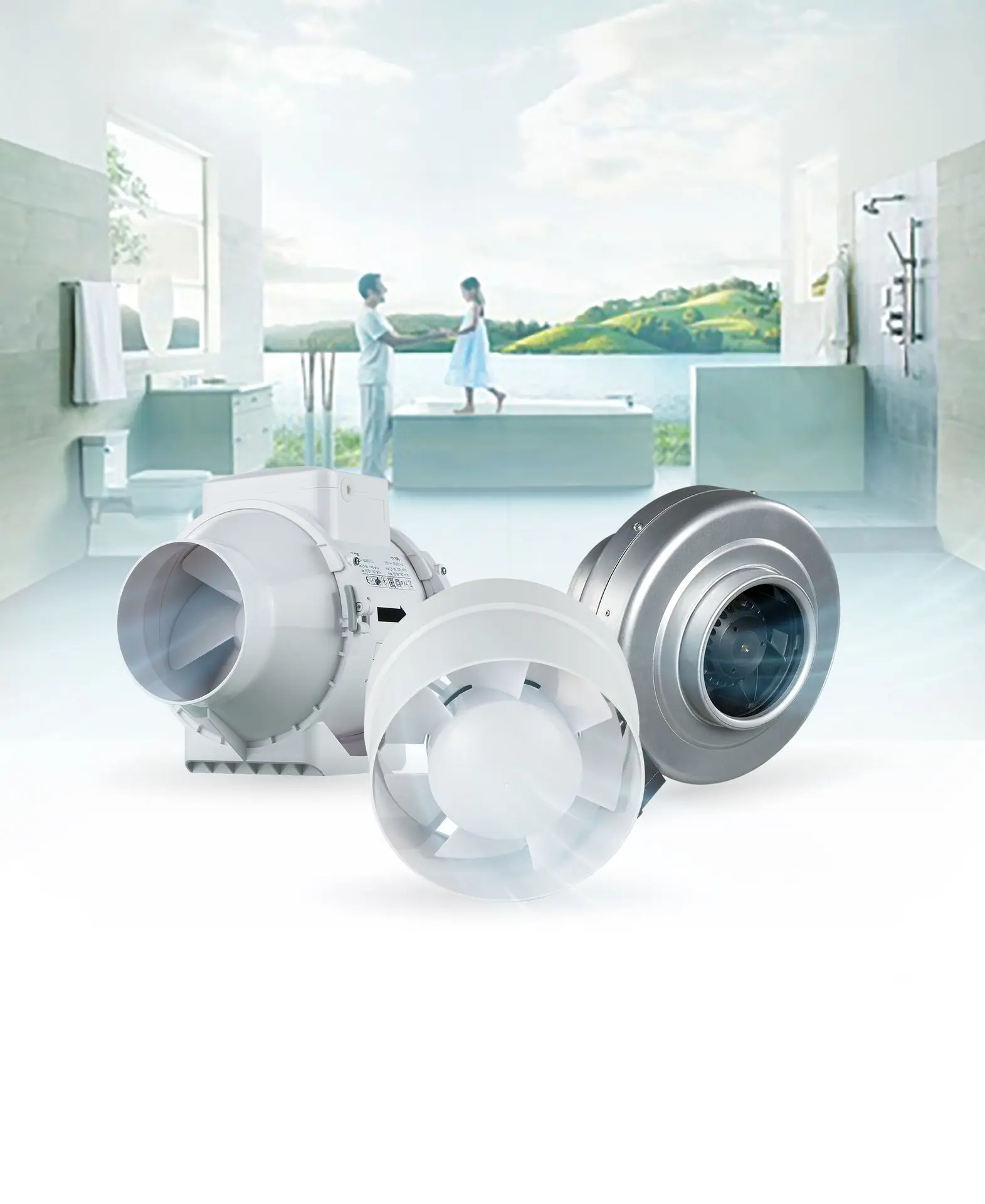 Dwell Inline Duct Fan for Duct Systems