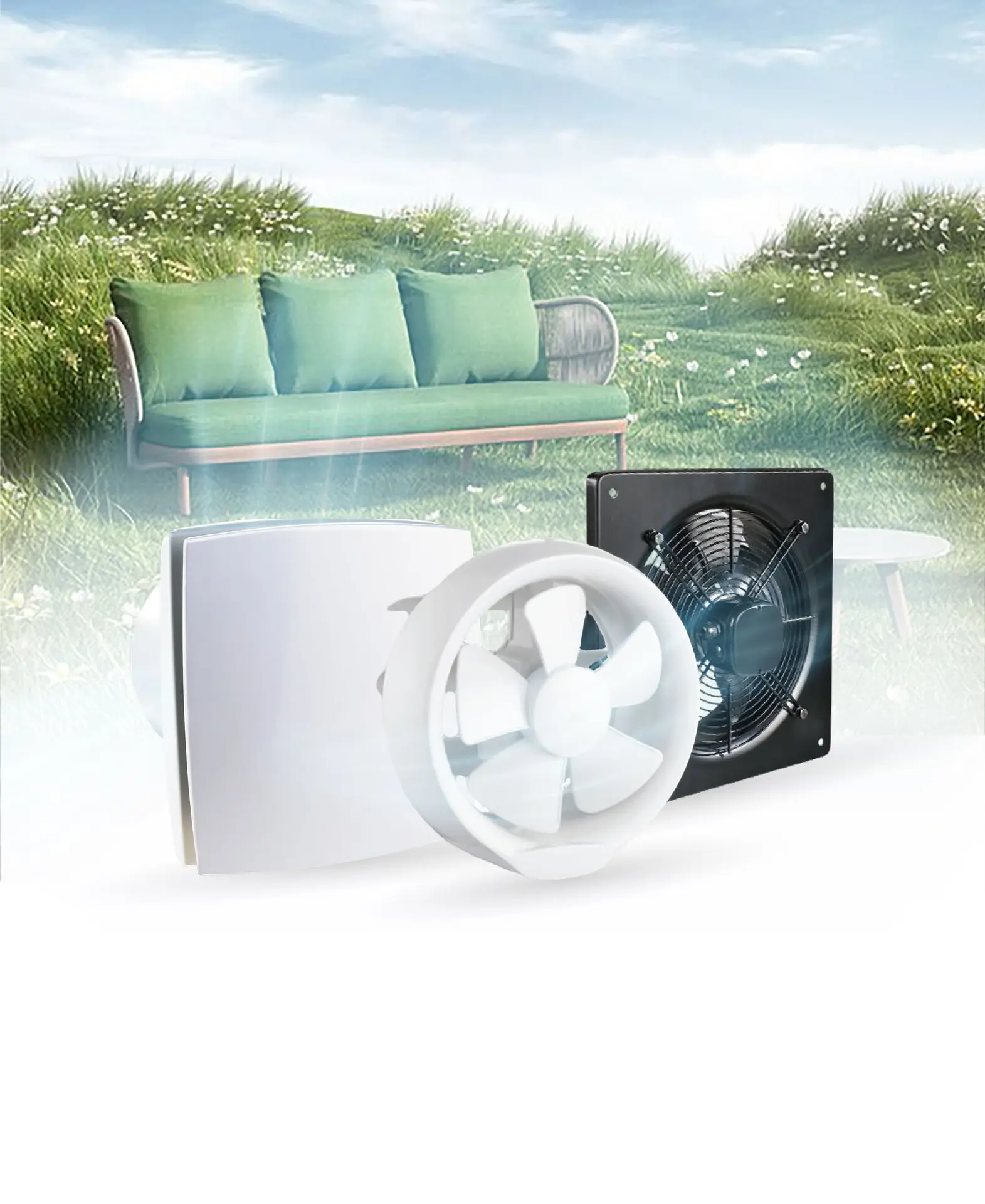Dwell Short Range Fan for Small Spaces