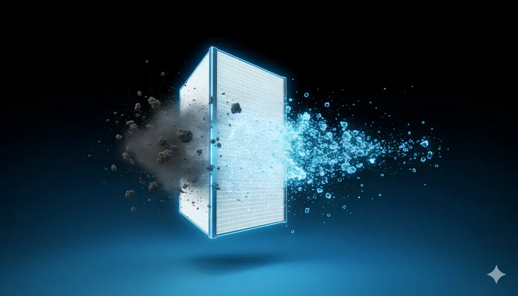 Electrically charged air filter technology