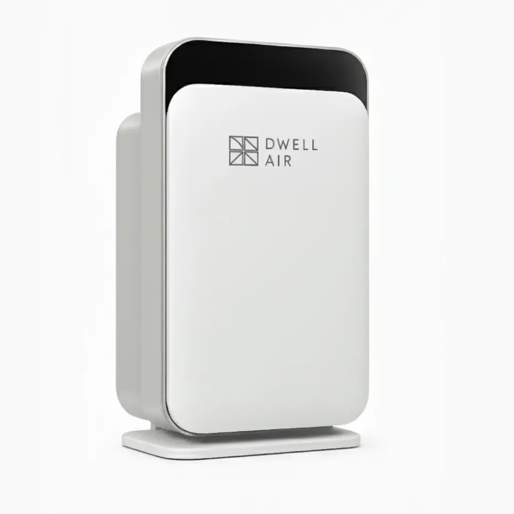 Standalone BABY AIR purifier tower, portrait for mobile