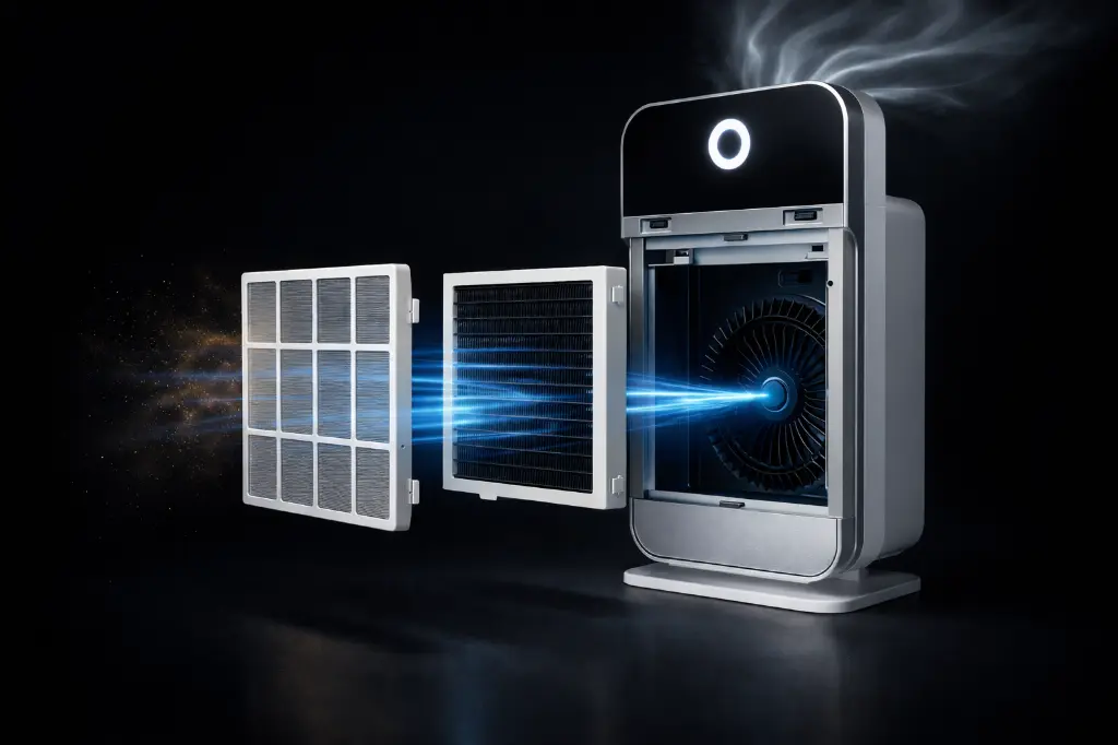 Dwell Baby Air Purifier Working.webp