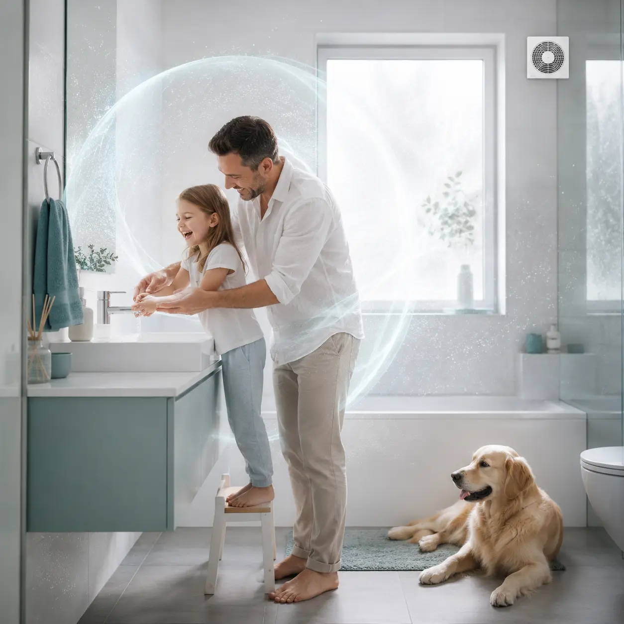 Fresh bathroom