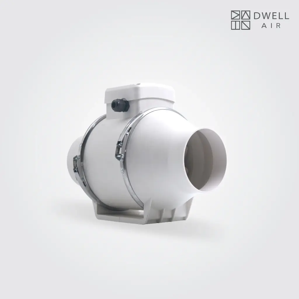 Dwell MIX 100-315 PRO High-Performance Mixed Flow Inline Fan