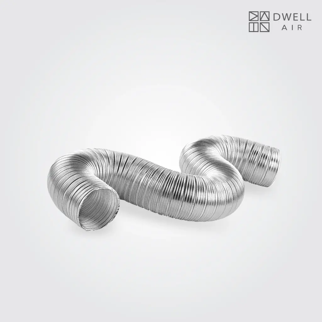 Dwell Flexible Aluminum Duct 10 ft (100 mm to 250mm)