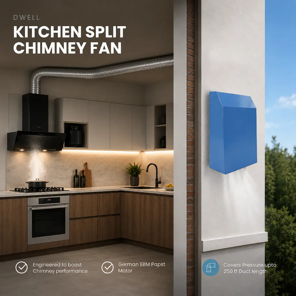Dwell Kitchen Split Chimney Fan