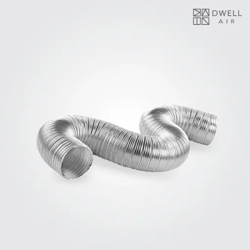 Dwell Flexible Aluminum Duct 10 ft (100 mm to 250mm)
