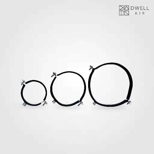 Dwell Hanger Clamp- Anti-Vibration  with Rubber Lining